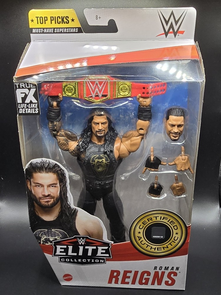 Mattel WWE Elite Collection Top Picks Roman Reigns Action Figure NEW In Box!