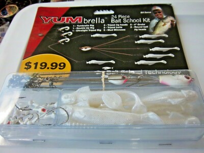 (LOT OF 2)-YUM YUMBRELLA 24 PIECE BAIT SCHOOL KITS IN TENNESSEE SPECIAL - YBHDK1