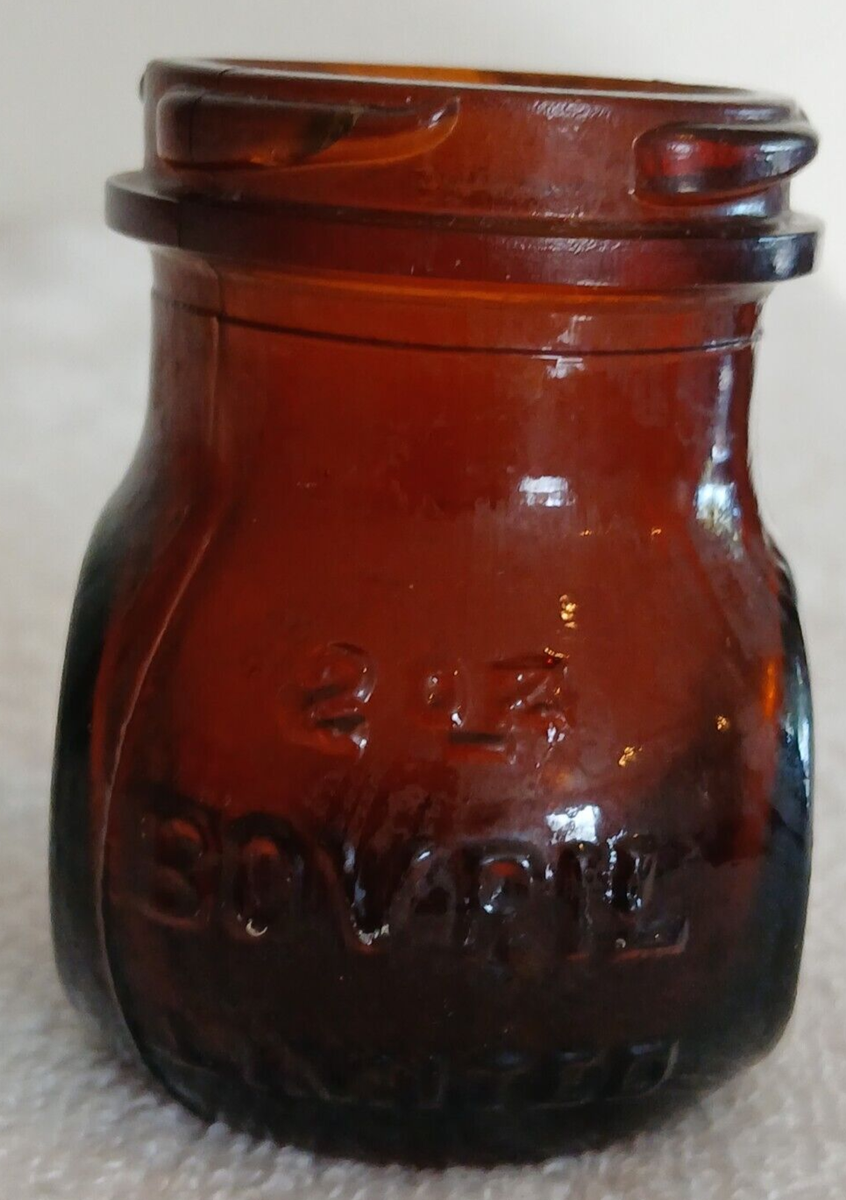Bovril Limited Glass Amber 2oz Bottle 2.5