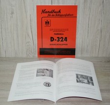 MC Cormick Bedienungsanleitung für D-324 Farmall
