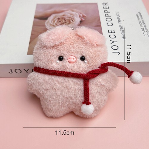 Cute Plush Pig Keychain Creative Sunglasses Pig Keychain Bag Decoration Gift _yi - Picture 11 of 23