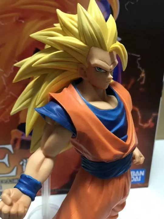 Boneco Goku Super Saiyan 3 Dragonball Super 16cm F0099-3 Fun