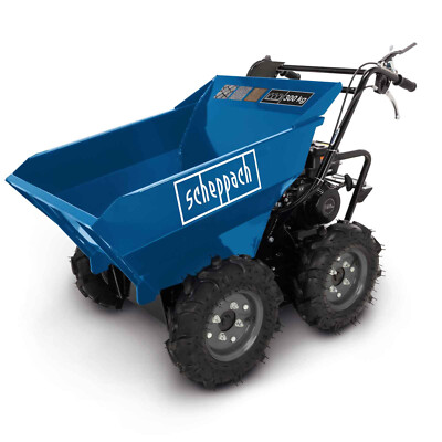 Scheppach Dumper DP3000 benzinbetriebene Motorschubkarre Muldenkipper Last 300Kg