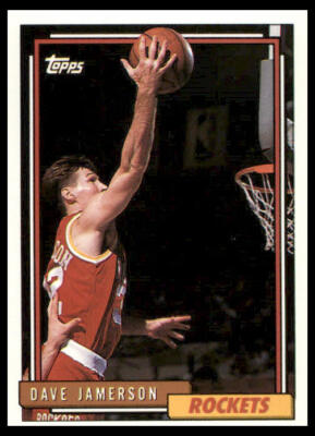 1992 Topps #179 Dave Jamerson Houston Rockets