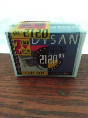 2120 QIC DYSAN DATA TAPE CARTRIDGE. 120MB--B1