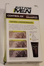 Just For Men Control GX Grey Reducing Shampoo, Gradually Colors Hair 4 Ounce