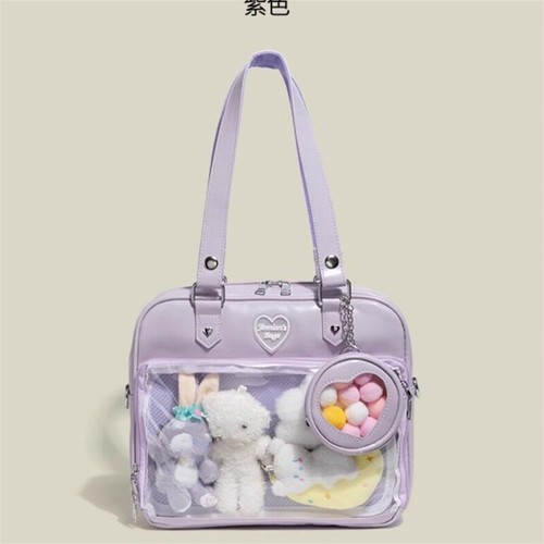 Bolso Bandolera Japonés Mujer Transparente Itabag Lolita - Imagen 26 de 26
