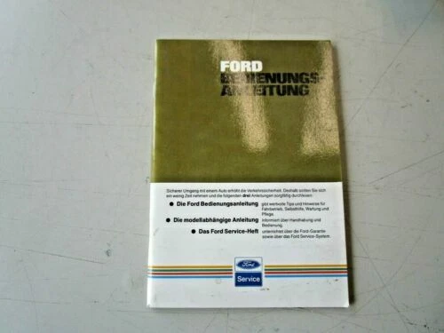 Querformat Auto Deutsche Automobilia-Betriebsanleitungen & -Handbücher