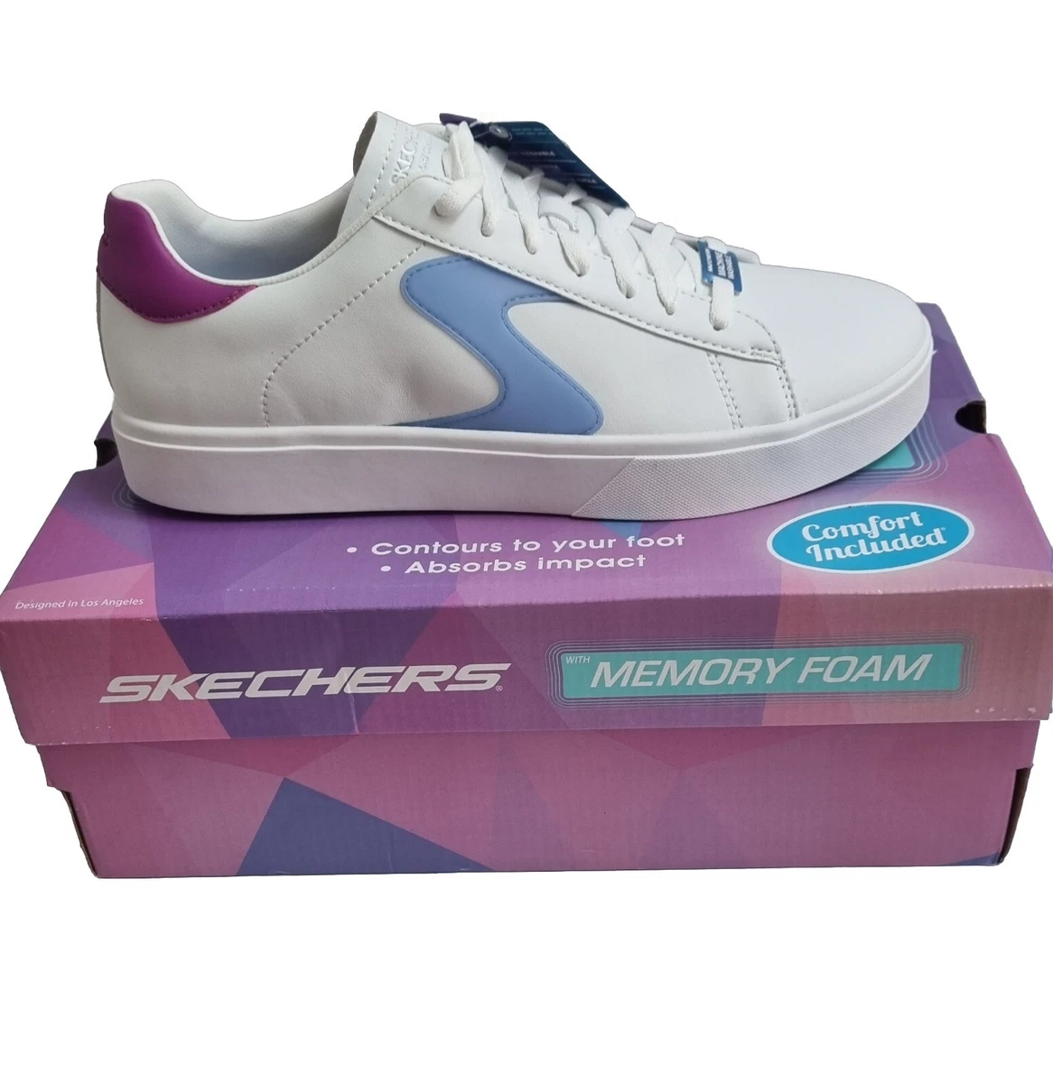 Skechers memory foam store trainers womens uk