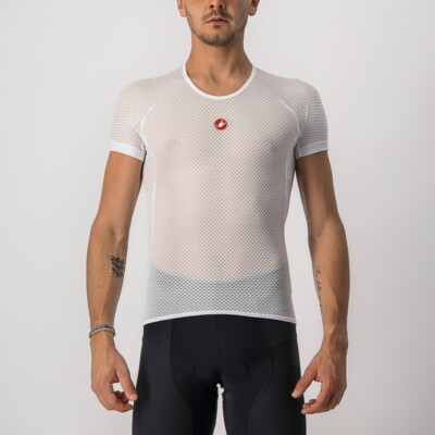 Castelli PRO ISSUE SS Fahrrad Unterhemd Funktionsunterhemd weiß NEU