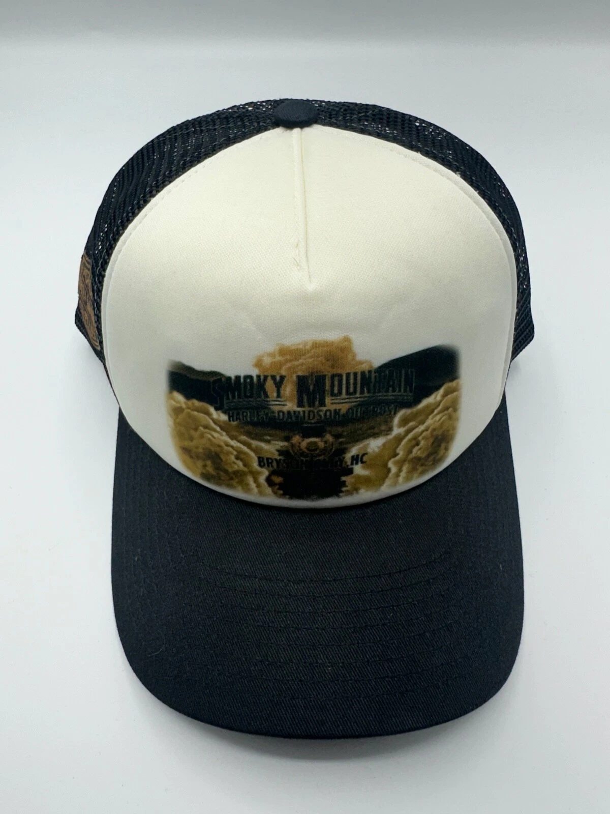 Harley Davidson Logo Black Graphic Adjustable Snapback Hat Cap One Size