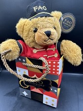 FAO Schwarz 7" Teddy Bear Soldier in a Bag NEW With TAGS