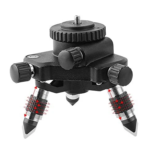 Laser Level Adapter, 360-Degree Rotating Base for Laser Level Tripod