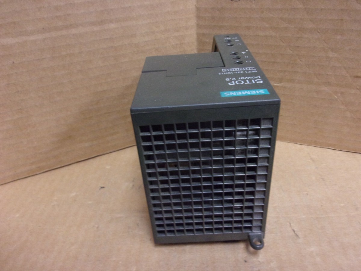 電源ユニット Siemens 6EP1332-1SH12 sitop power 2,5 NEW SIEMENS 6EP1332-1SH12 SITOP POWER SUPPLY 2.5 120/230V 1.3/0.7A