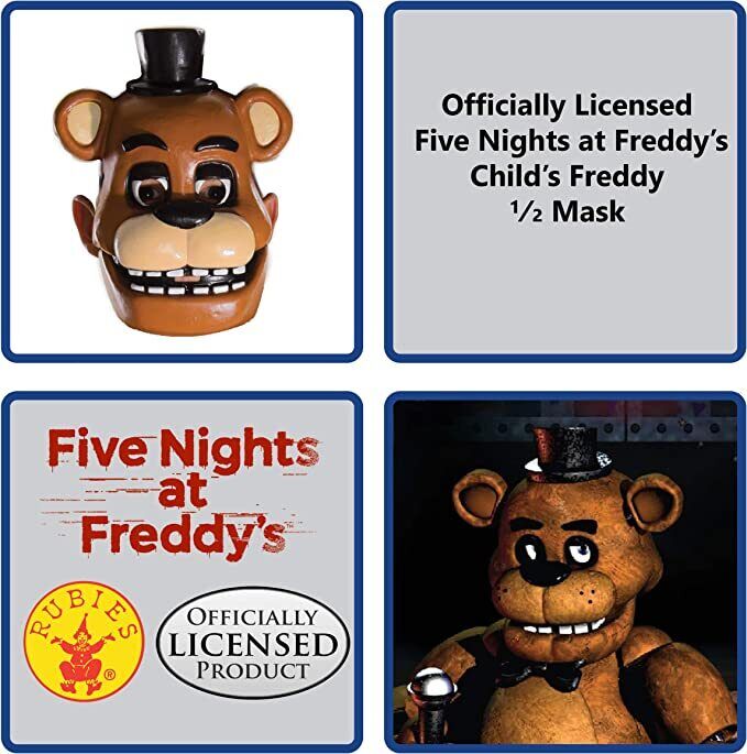  Rubie's Five Nights Child's Value-Priced at Freddy's Freddy  Costume, Large, Brown : Toys & Games