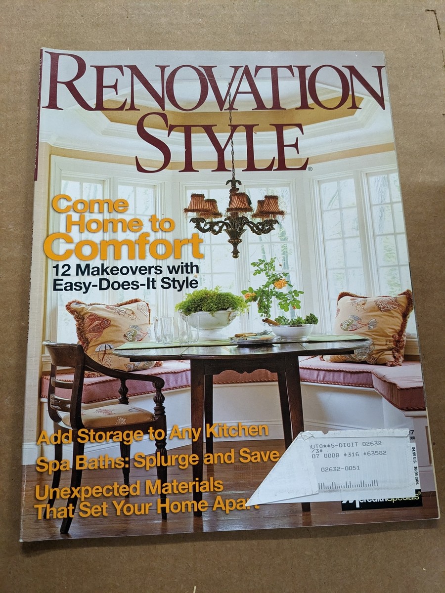 Renovation Style magazine Come home to comfort M419 | eBay