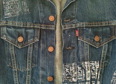 LEVI LVC VTG 1967 TYPE 3 ANDY WARHOL FRAGILE BIG E DENIM