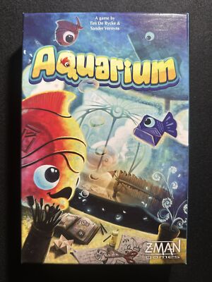 CIB Aquarium SandTimer 2011 Card Game Fish Collection Family Strategy