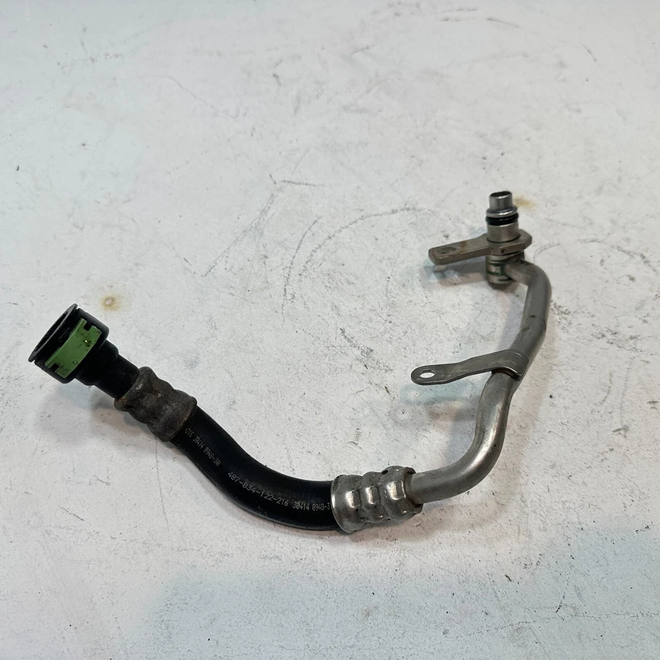 AUDI A6 2014-2018 3,0 L transmisión enfriador de aceite salida manguera tubo tubería OEM Foto 2 de 4