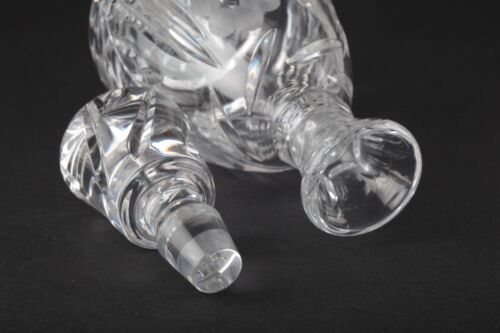 Schwere Karaffe Bleikristall geschliffen 27,5 cm Bohemia Glas Flasche - Bild 3 von 6