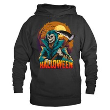 Halloween Costume Spooky Witches Pumpkin Ghost Graphic Hoodie
