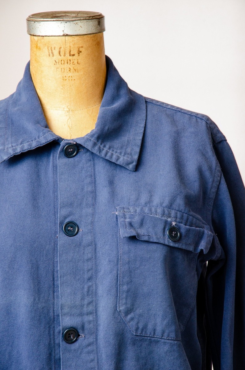 ジャケット・アウター 50s 60s Unknown French Work Jacket Vintage 1940s/1950s Bleu De Travail French Workwear Chore