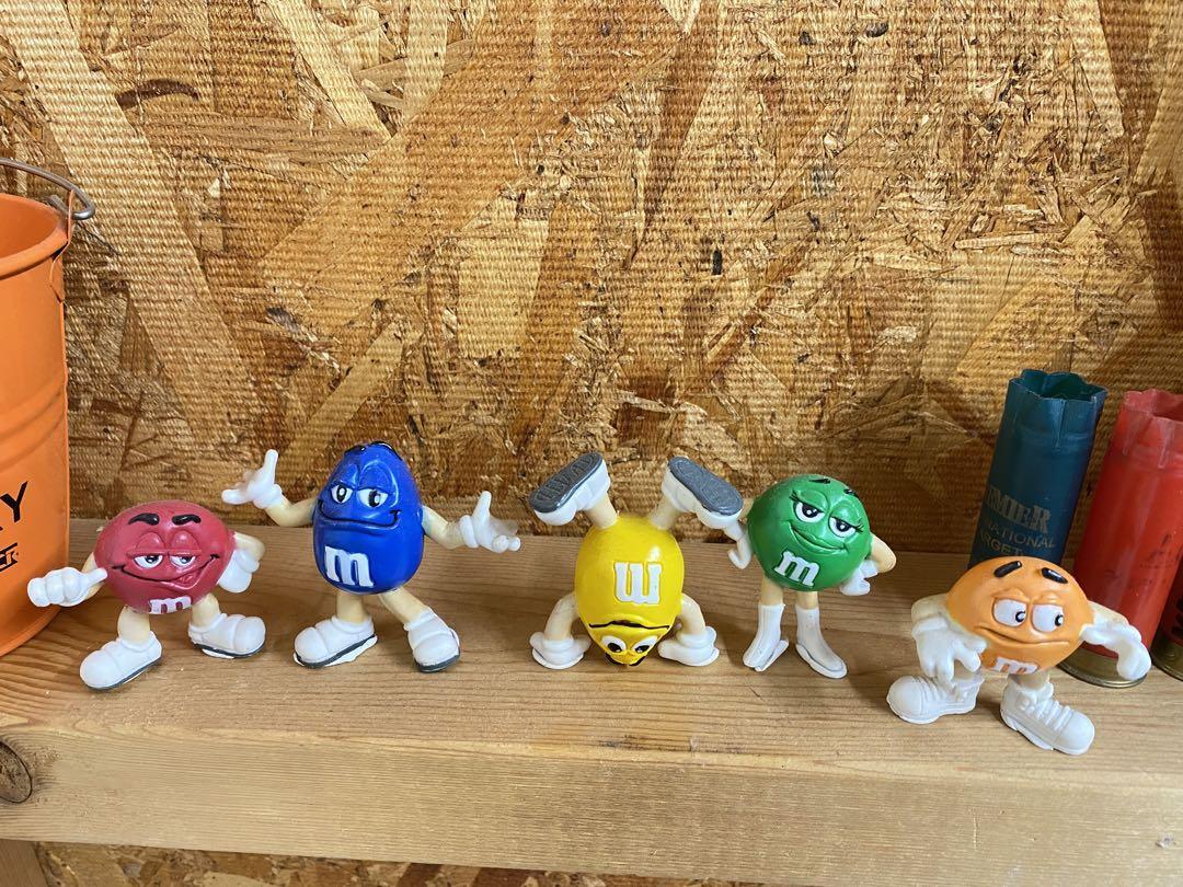 m&m’s エムアンドエムズ ナンバープレート ミニサイズ 5枚セット M&M's Mini Figure CANDY Character PVC Collectible 5 Set