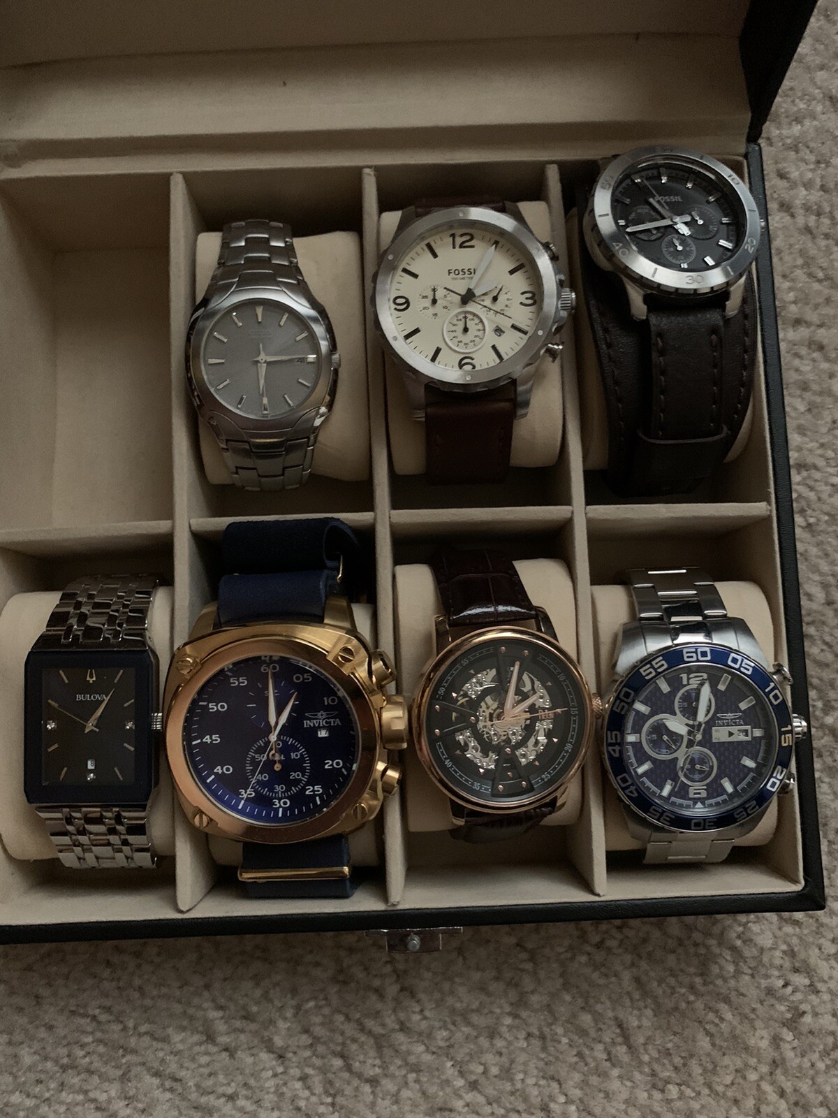 Men's Watch Collection Lot – Fresh Batteries Replaced 03/2023-image