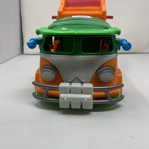 2015 Teenage Mutant Ninja Turtles Party Wagon TMNT Van, Missing Door And Pizza - Picture 2 of 4
