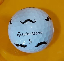 (1pc) Taylormade TP5 Pix Mustaches Golf Balls -Limited Edition 5A Min Condition