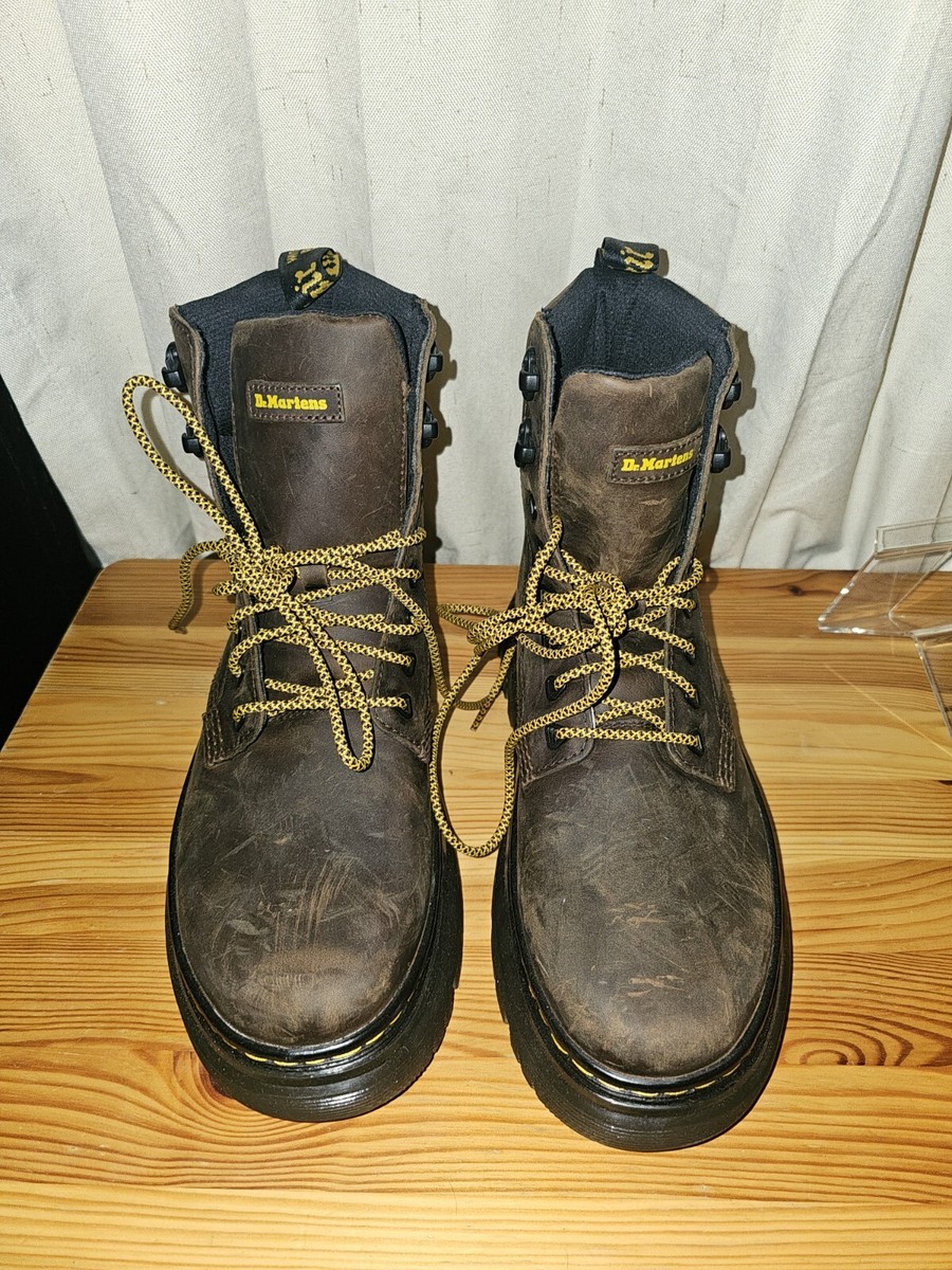Dr Martens Unisex Tarik Crazy Horse Utility Brown Leather Combat