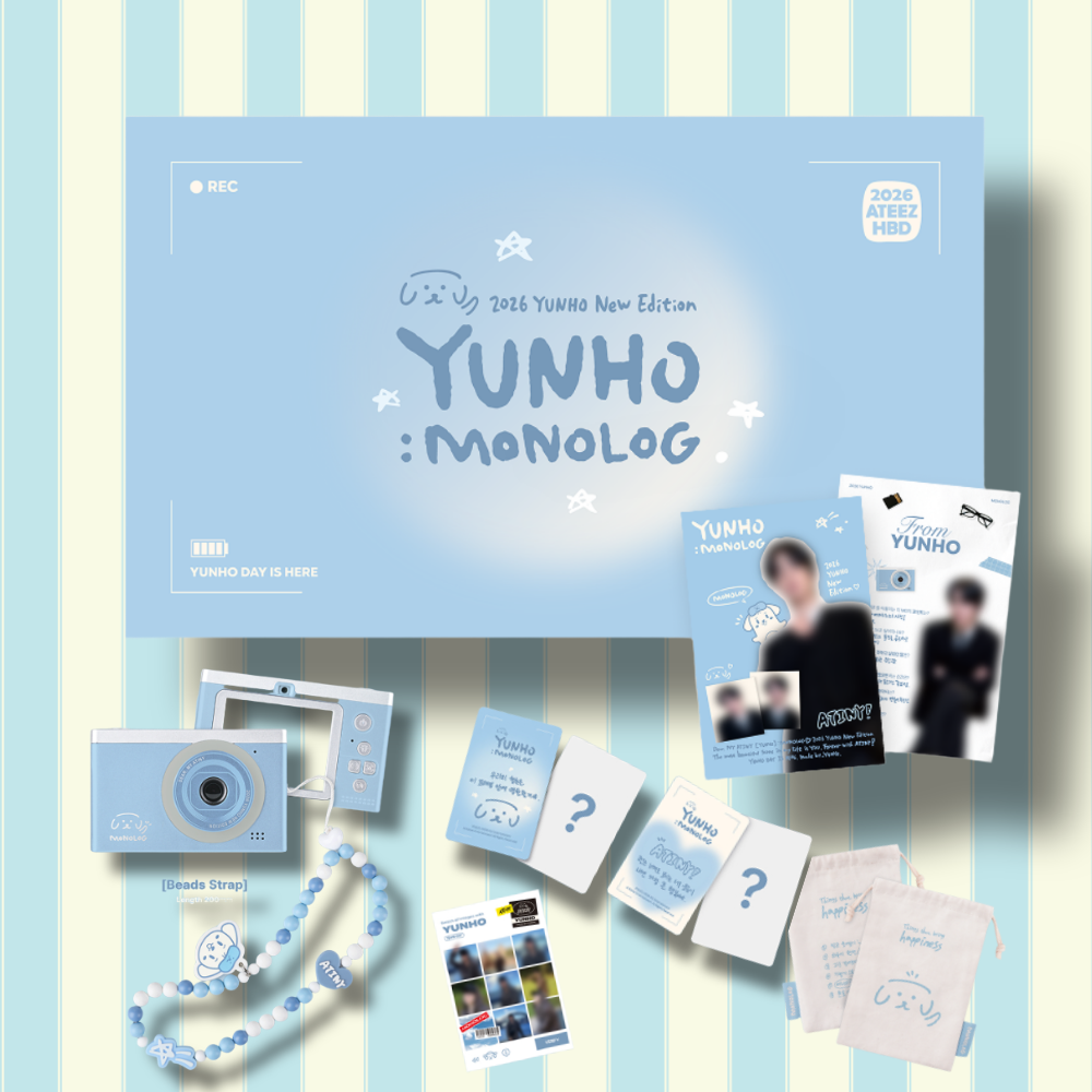 ATEEZ YUNHO 2026 Birthday MD Kit Official HBD Set Photocard KPOP