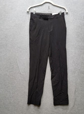 Calvin Klein Women Pants 14 Black Dress Pants Slim Fit 27" NWT