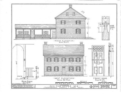 HABS OHIO,79-ZOAR,6- (sheet 2 of 3) - Beiter House Number 3, Fourth & Main