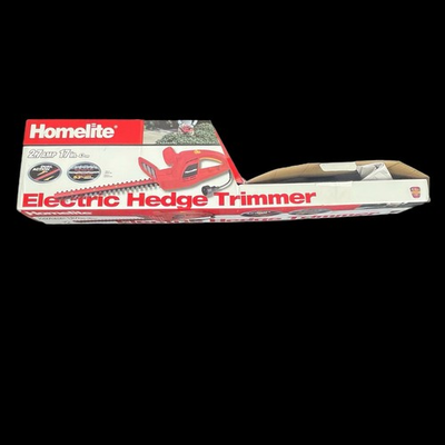#ad Homelite Electric Hedge Trimmer 2.7 amp 17 inch 43 cm $25.00