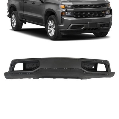 Front Bumper Valance W/Tow Hook Hoke For 2019-2021 Chevry Silverado 1500