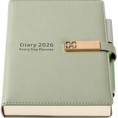 Goldaypln Akademischer Kalender 2026 – Eleganter A5-Tagebuchplaner für Beruf ...