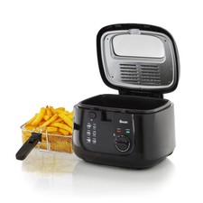 Image of Swan SD6080BLKN 2.5 Litre Deep Fat Fryer with Viewing Window, 2.5L, Black