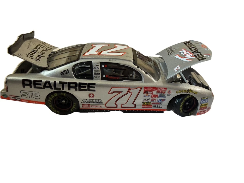 2002 Action Dave Marcis #71 Team Realtree Retirement 1:24 Signed / Autograph - Image 3 of 4
