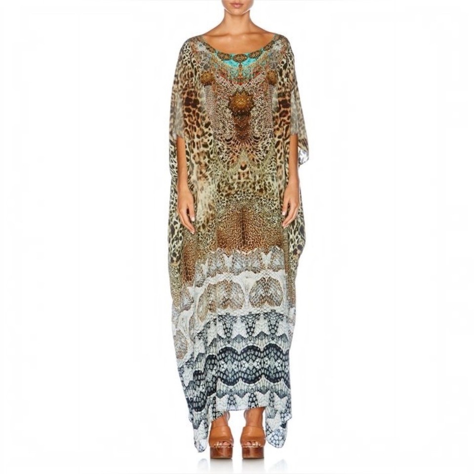 Camilla Roar Of The Court Kaftan Silk Maxi