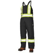 Tough Duck Hi-Vis Insulated Bib Overalls,Black S79831 Tough Duck S79831 5XL