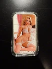 1 Troy Oz .999 Silver Bar Sexy Princess Elsa Anna 2 Sided Disney Frozen