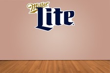 Miller Lite Logo Indoor Wall Vinyl Decal Sticker 5