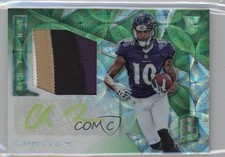 2016 Panini Spectra Rookie Neon Green 4/25 Chris Moore #193 Patch Auto 0c6