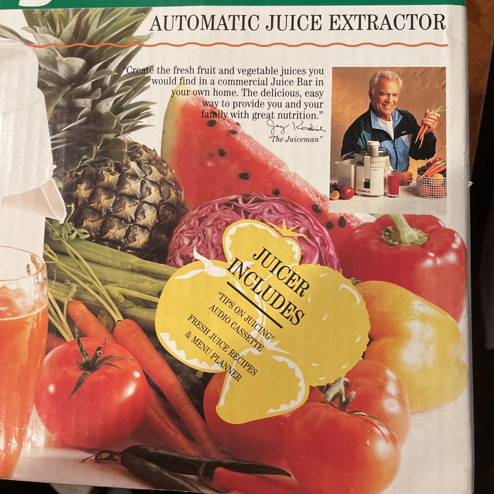 Juiceman Jr. Exprimidor JM-1 Caja Abierta Extractor de Jugos Jay Kordich Nuevo En Caja Foto 2 de 4