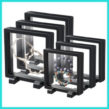 6 Pcs 3D Floating Frame, Large Size Floating Display Case, Visualize Transpar...