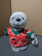 Vintage 1999 Coca-Cola Seal Bean Bag Plush With Tags