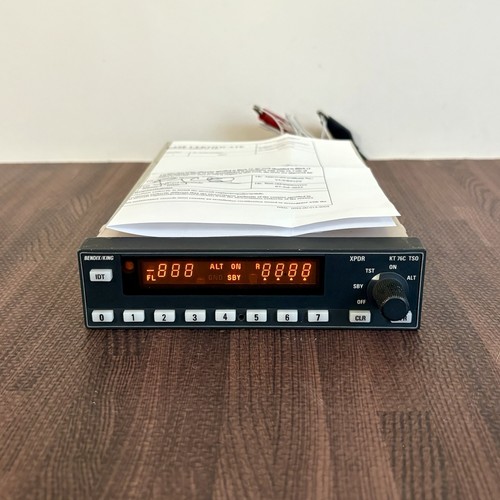 Bendix King KT 76C ATC Transponder PN 066-01156-0101 with New 8130-3