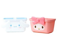 My Melody Cinnamoroll Handle Storage Basket MINISO Desktop Organizer New