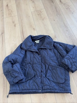 Native Youth Size Small Women's Urban Outfitters Navy Puffer Lightweight  Jacket